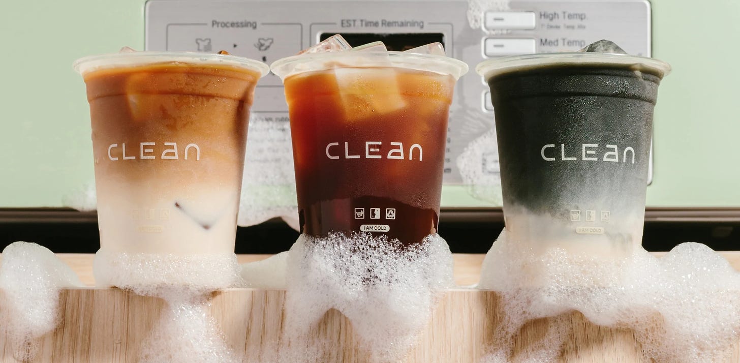 Clean - a laundromat café in Hong Kong - The FoodTech Confidential Newsletter