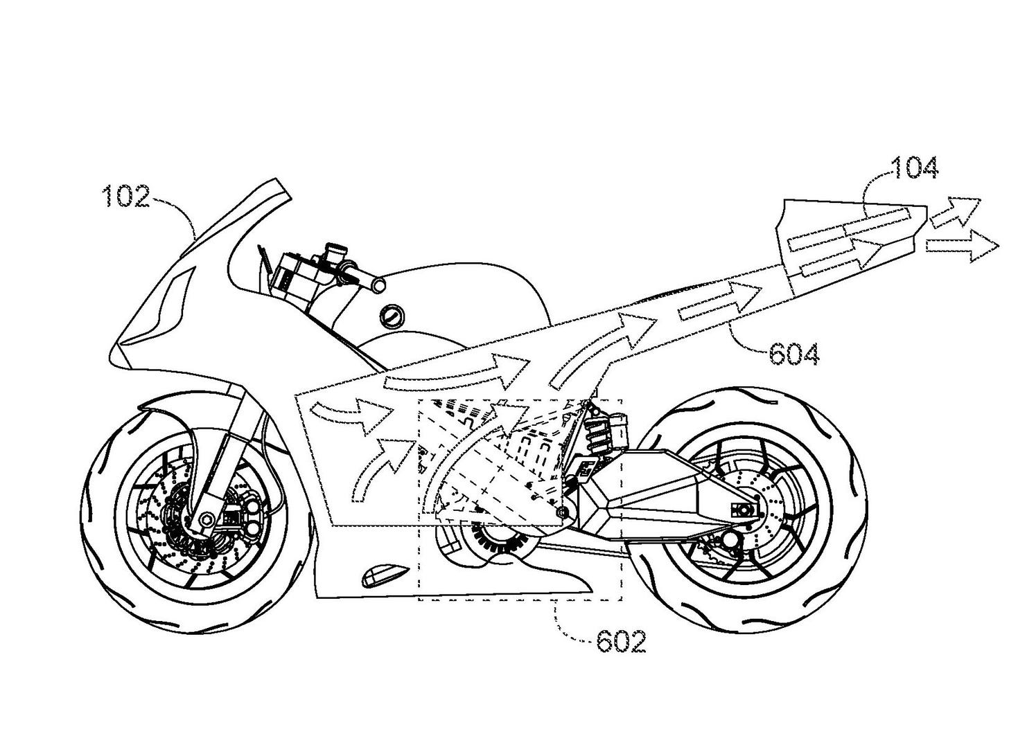 Honda patent drawing