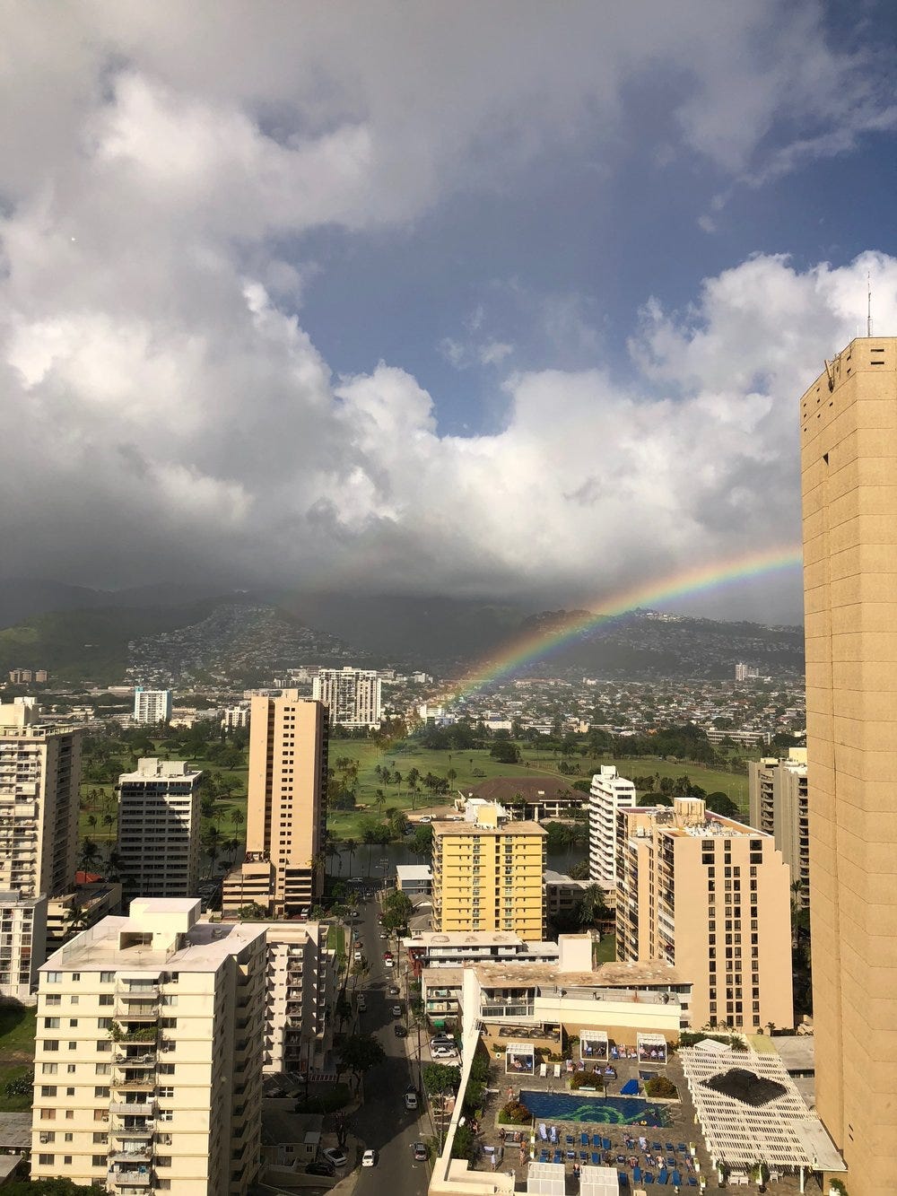Hawaiin Rainbows in Honolulu