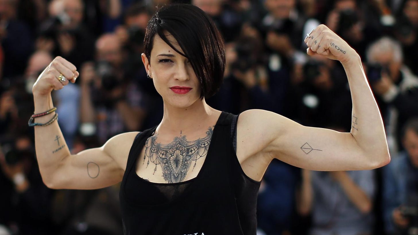 Italy's response to Asia Argento's sexual assault claims against Weinstein  shows Italy's deep misogyny — Quartz