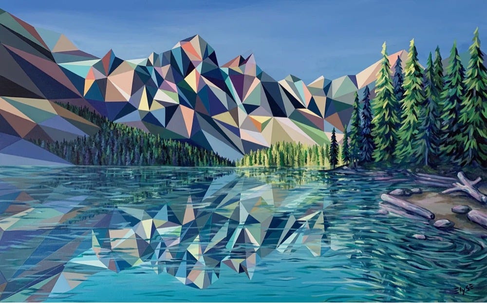 landscape painting by Elyse Dodge