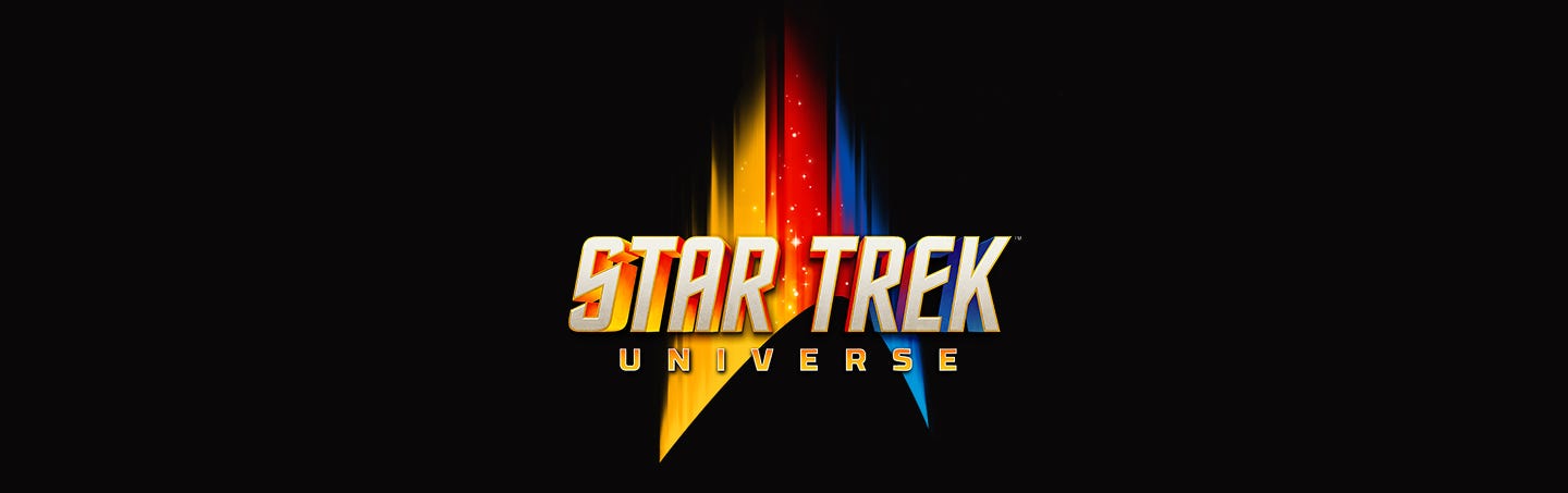 This image show's Paramount Television's official Star Trek Universe banner.