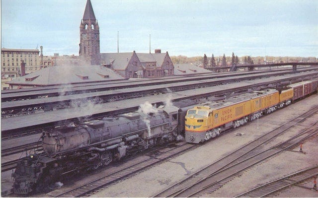 Union Pacific Big boy and GTEL : r/trains