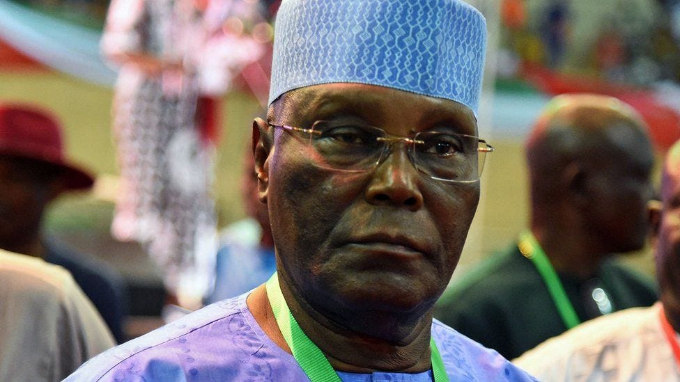 Atiku Abubakar woos Nigerians with a reminder of the good times - BBC News