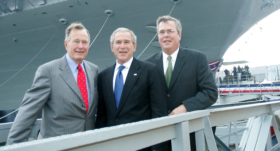 Bush family gathers to rescue Jeb - POLITICO