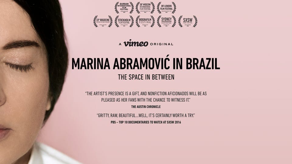 Image result for the space in between marina abramovic and brazil full movie
