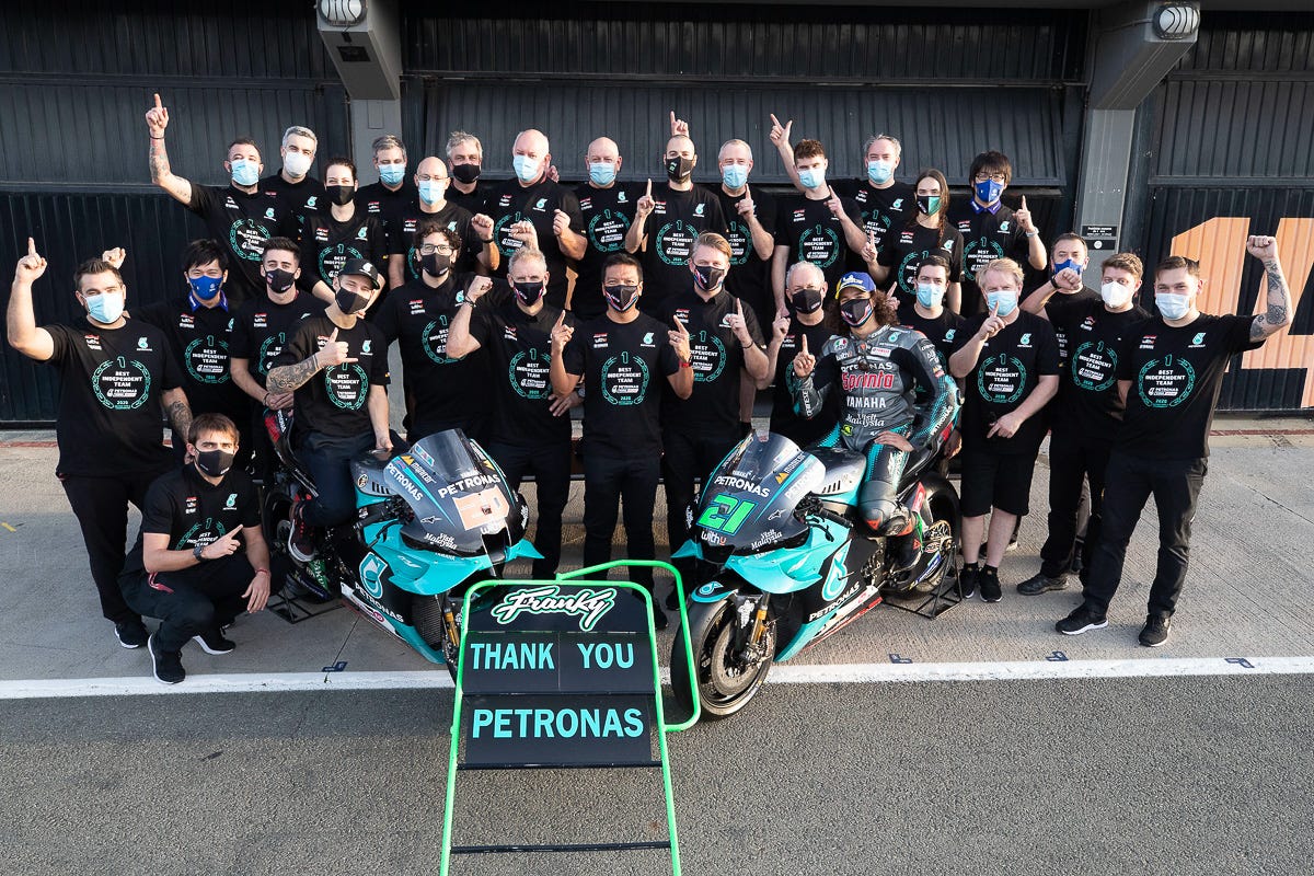 MotoGP: Petronas Yamaha SRT wins Top Independent Team title - BikesRepublic