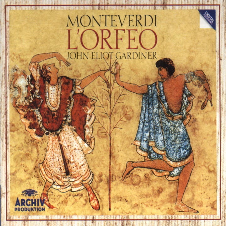 Product Family | MONTEVERDI L'Orfeo / Gardiner