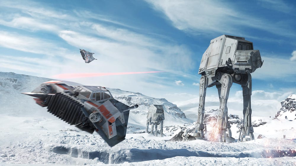 88 mph posts - From hauling cargo to lassoing Imperial walkers - The T-47  Snowspeeder