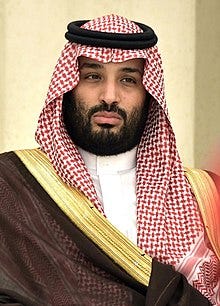 A photograph of Mohammed bin Salman aged 34