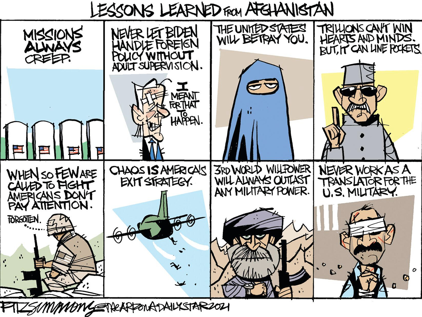 Cartoon: Lessons of Afghanistan | Columnists | tulsaworld.com