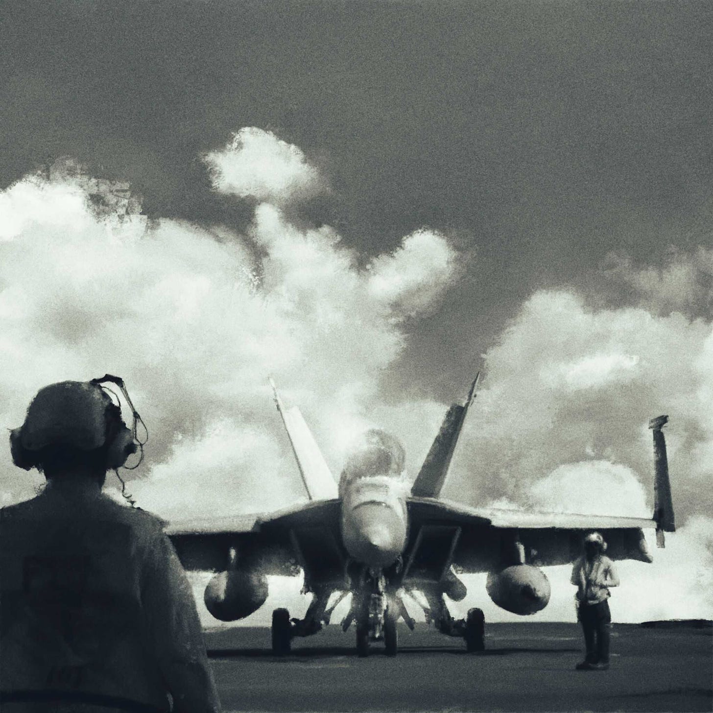 F/A-18F ready for takeoff