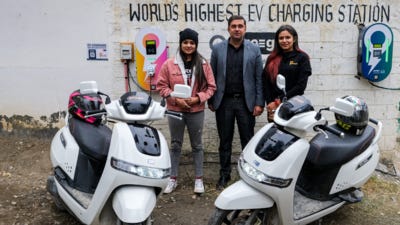 World&#39;s highest public EV charging station inaugurated in Spiti Valley -  Times of India