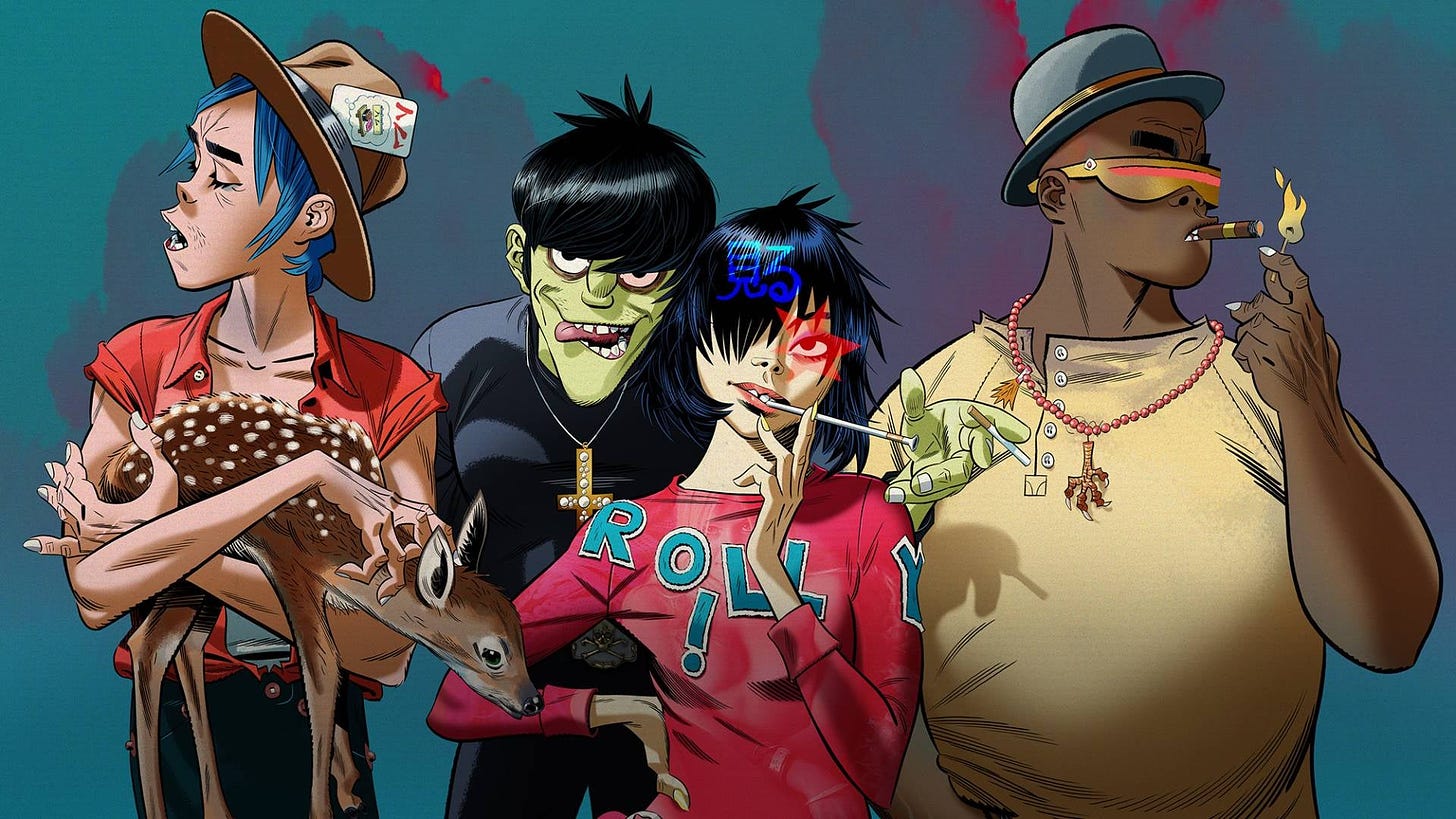 Animated Band Gorillaz Getting a Feature-Length Netflix Movie - IGN