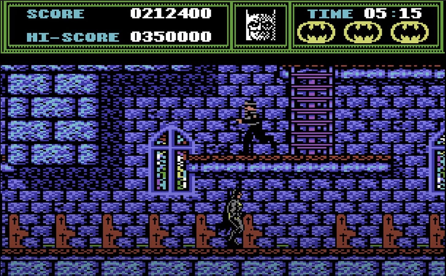 Batman en la catedral de Gotham.