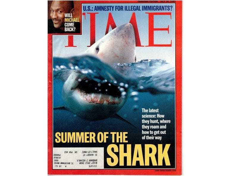 Time Magazine Summer of the Shark Shark cover image 1