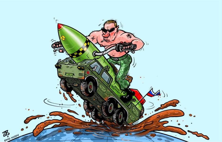 War in Ukraine: the nuclear threat - Cartooning for Peace