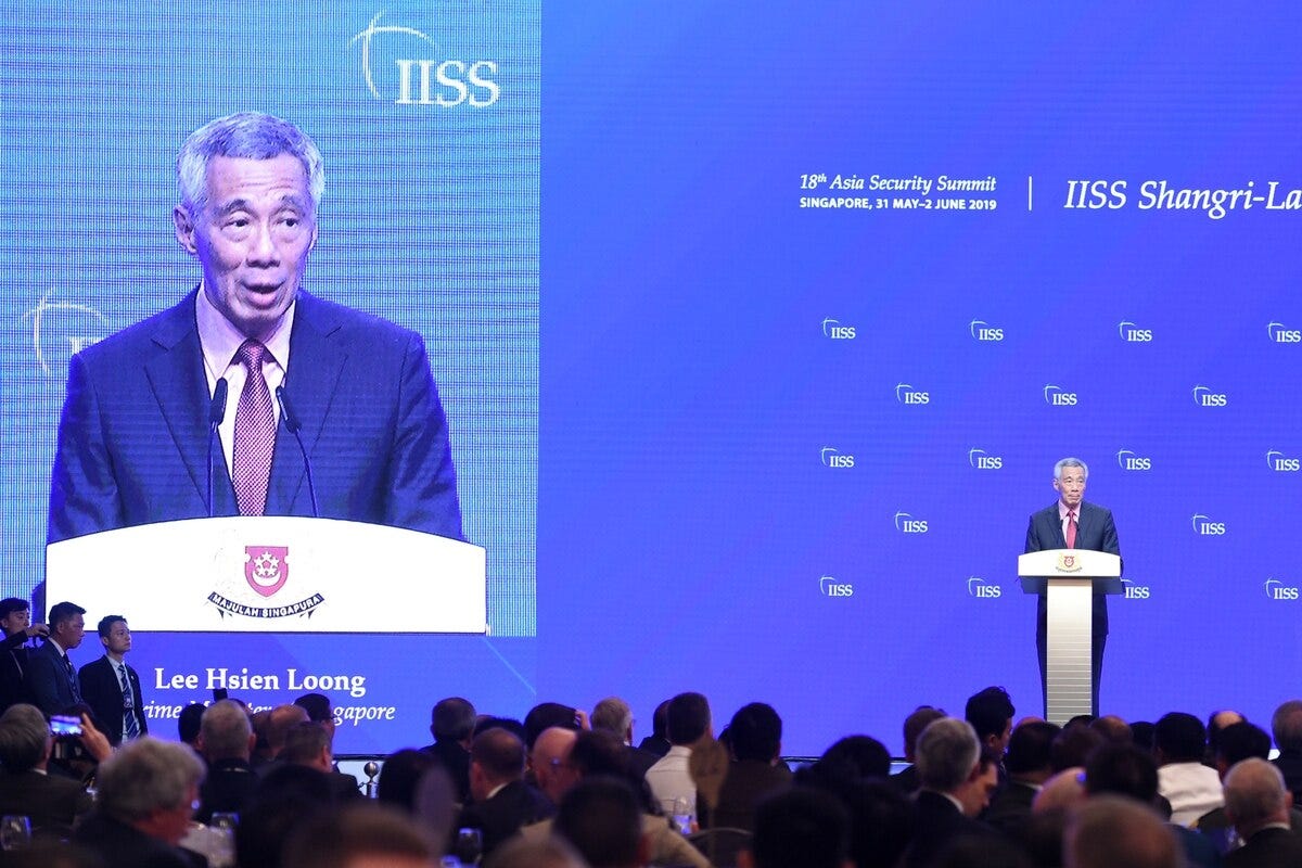 Image result for iiss lee hsien loong