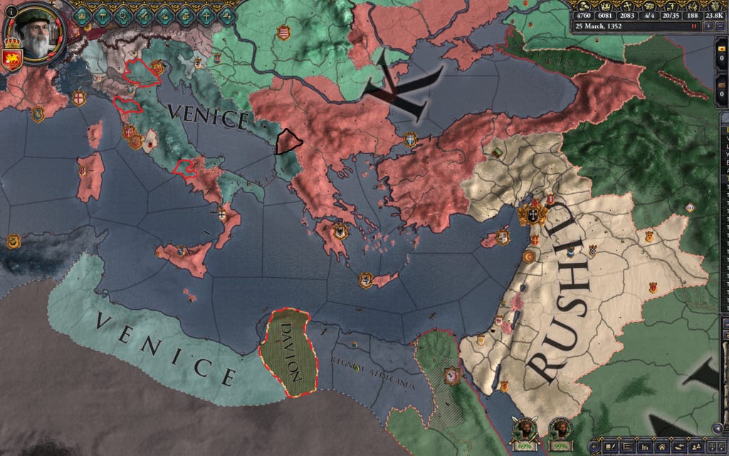 Central Med, 1352