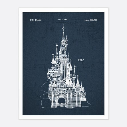Walt Disney Castle by Refinery Number One - Unframed Print