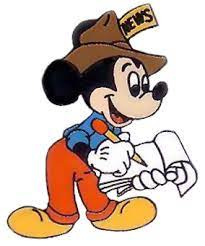 mickey mouse news reporter - Clip Art Library