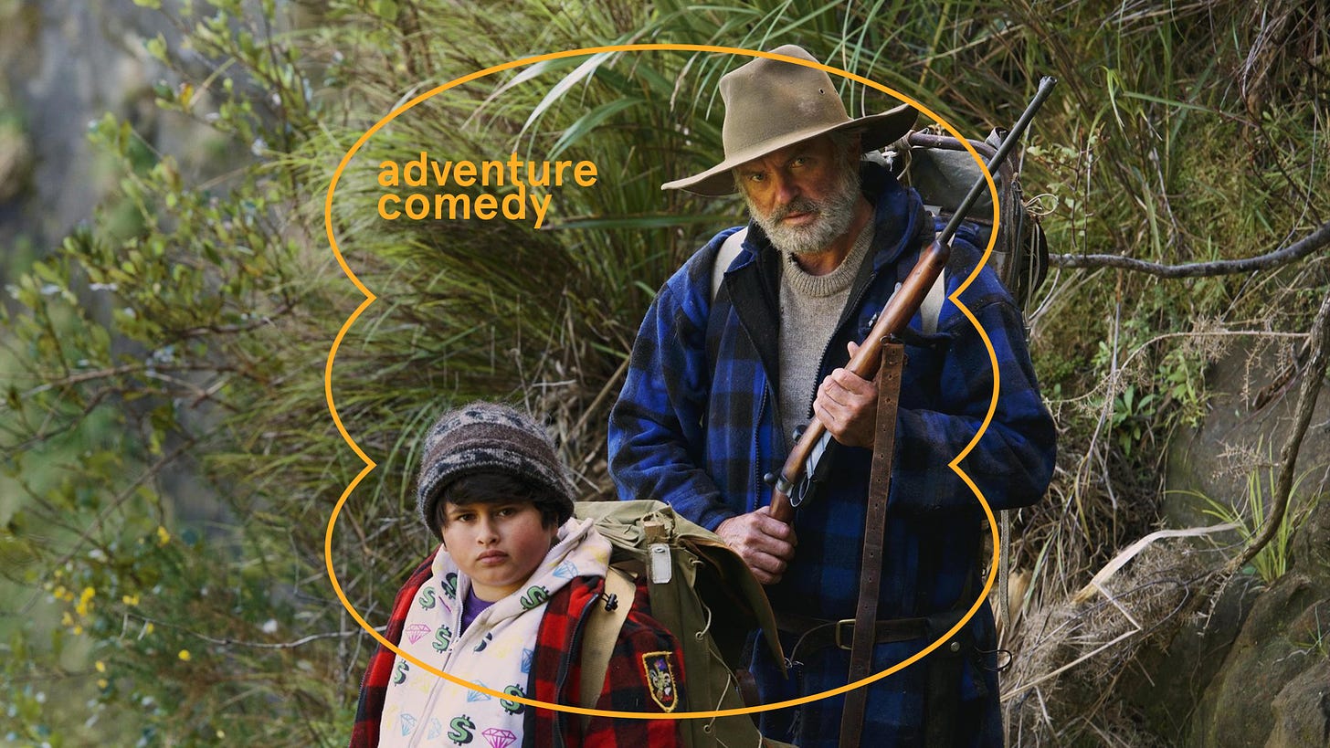 Julian Dennison and Sam Neill in Hunt for the Wilderpeople. Courtesy of The Orchard.