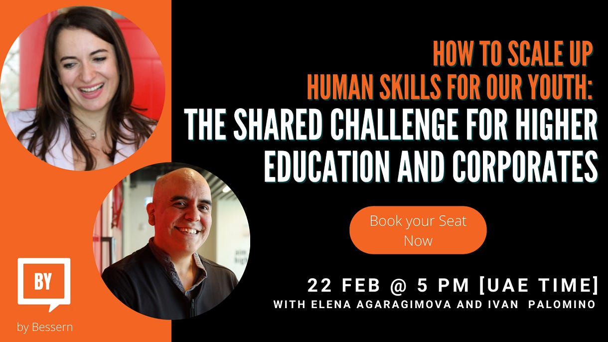 How to scale up Human Skills for our youth: the challenge for organizations Banner