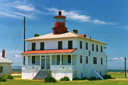 Point Lookout Lighthouse, Maryland - LighthouseGuy Photo's & Gifts