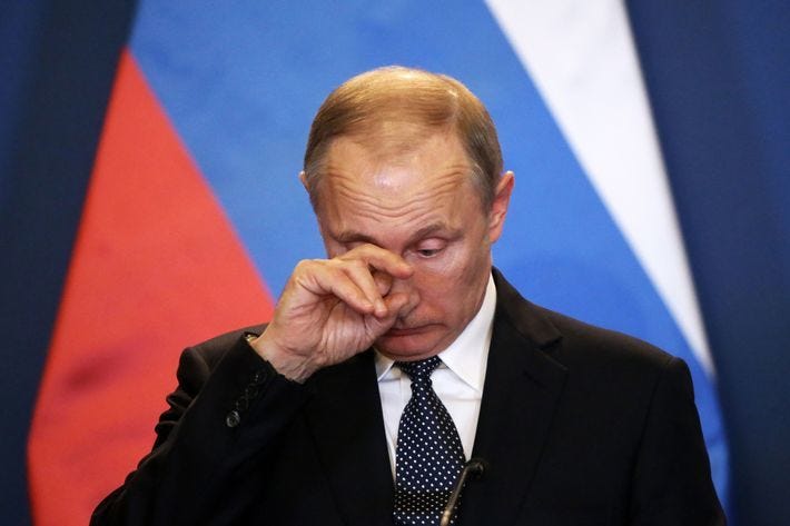 Putin Sad