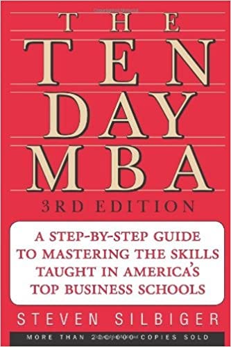 The Ten-Day MBA 3rd Ed.: A Step-By-Step Guide To Mastering The Skills  Taught In America's Top Business Schools: Silbiger, Steven A.: Amazon.com:  Books