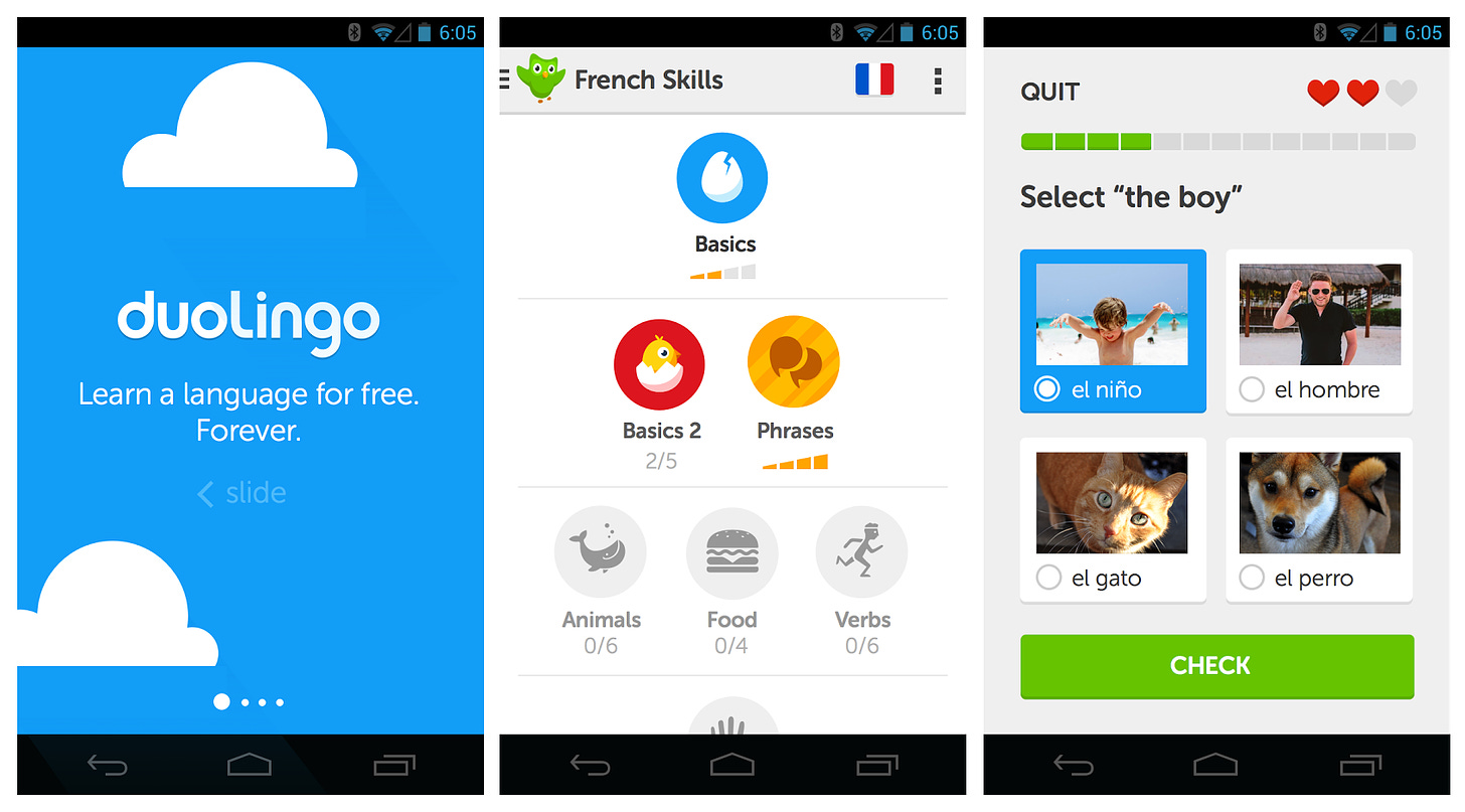 Duolingo Android app screenshot