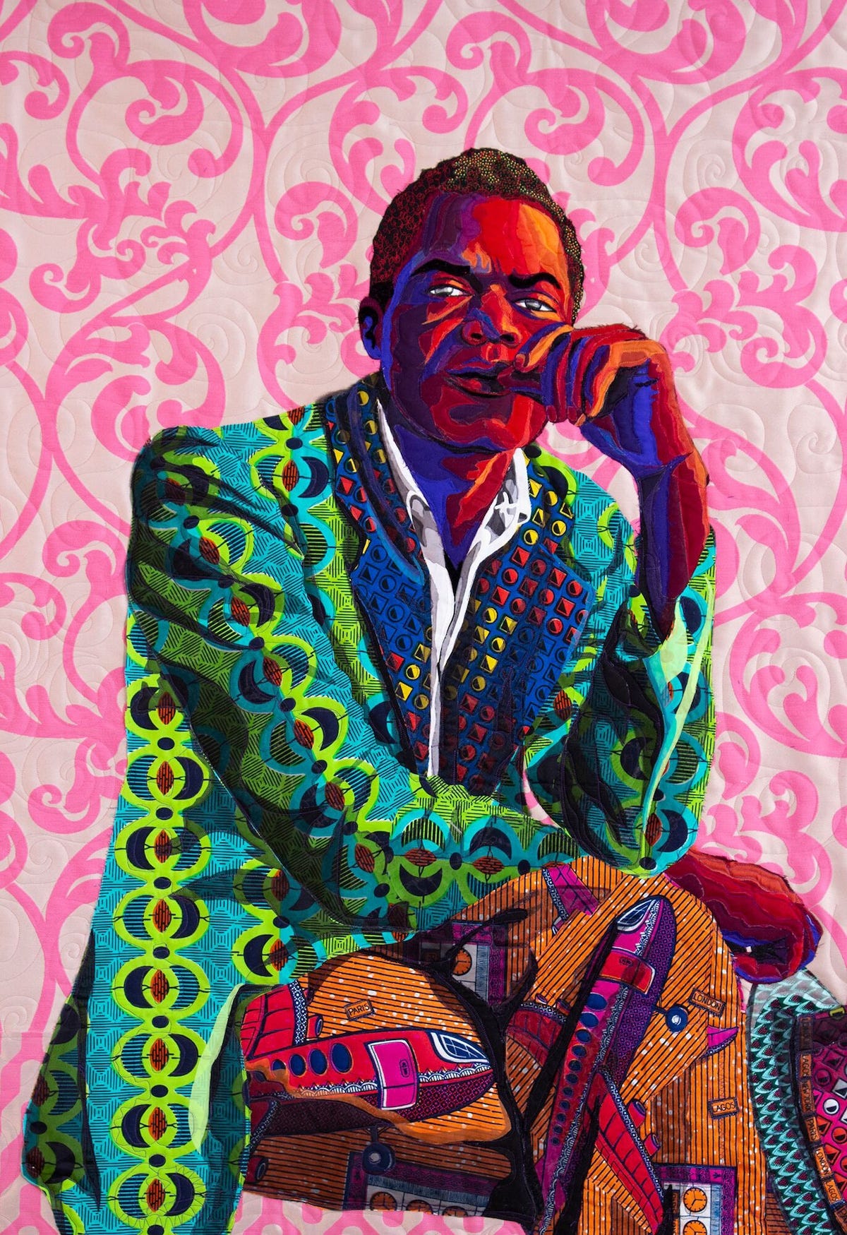 Contemporary Quilting of African American Portraits Carry On the Tradition
