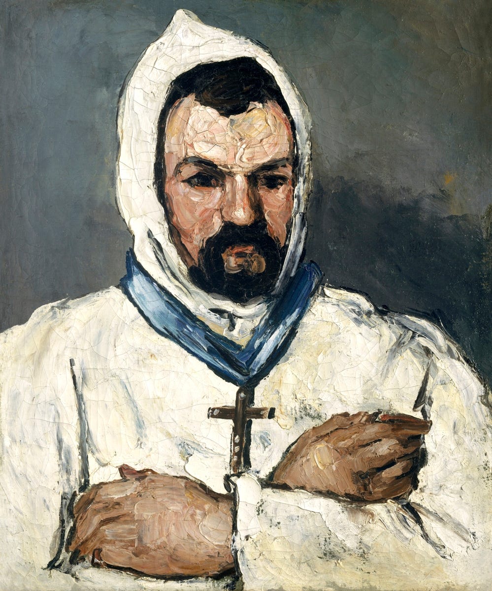 Paul Cézanne's uncle: Antoine Dominique Sauveur Aubert (1866) portrait painting Paul Cézanne's uncle: Antoine Dominique Sauveur Aubert (1866) portrait painting
