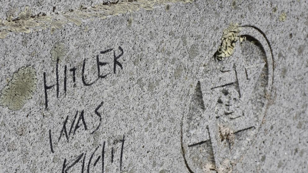 Police: Anti-Semitic graffiti worse than at first thought - ABC News