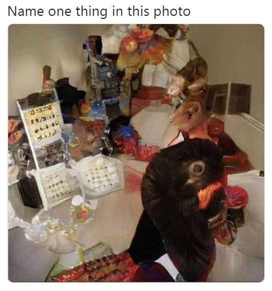 Viral tweet asking people to &#39;name one thing in the photo&#39; leaves the  internet stumped – but can you identify anything?
