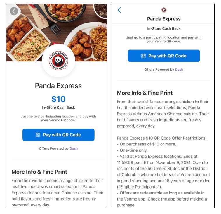 Cardlytics $CDLX: New Observations, Thoughts, Conclusions, and Allocations Regarding Q3 and Q4 2021 - Dosh, Panda Express Offers, LTV / CAC, Lifetime Value and Customer Acquisition Cost $10 Off a $10 Minimum