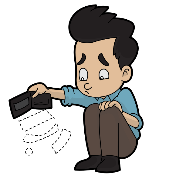 File:Sad Cartoon Guy With No Money.svg