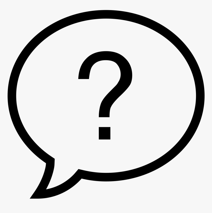Question Mark Png - Speech Bubble With Question Mark, Transparent Png ,  Transparent Png Image - PNGitem