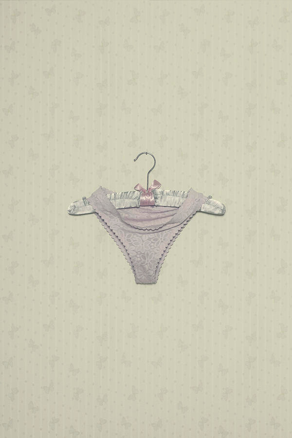 Clothes Hanger Photograph - Panties by Joana Kruse