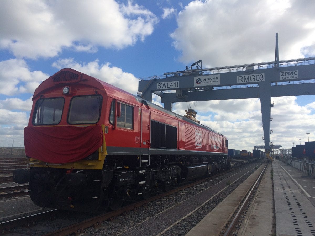 UK to China train