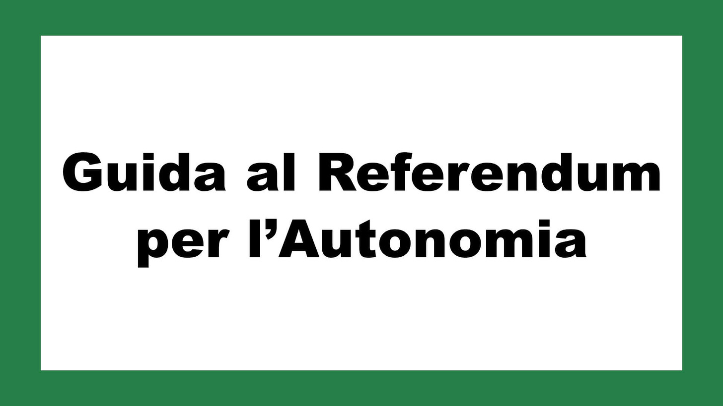 Referendum Costituzionale