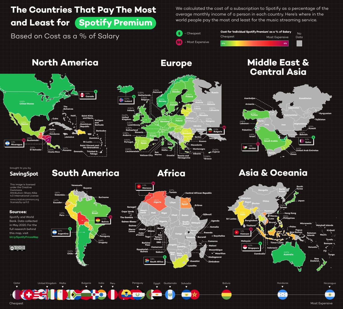 Spotify Premium Prices Differ Around the World—Here are the Countries  Paying the Most and Least - EDM.com - The Latest Electronic Dance Music  News, Reviews & Artists