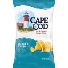 Cape Cod Potato Chips Sea Salt And Vinegar Kettle Chips - 7.5oz : Target