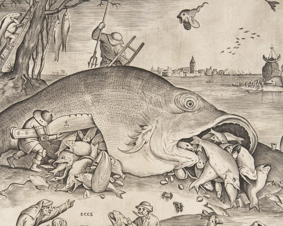 Bruegel the Elder's *Big Fish Eat Little Fish* (1556) – The Public Domain  Review