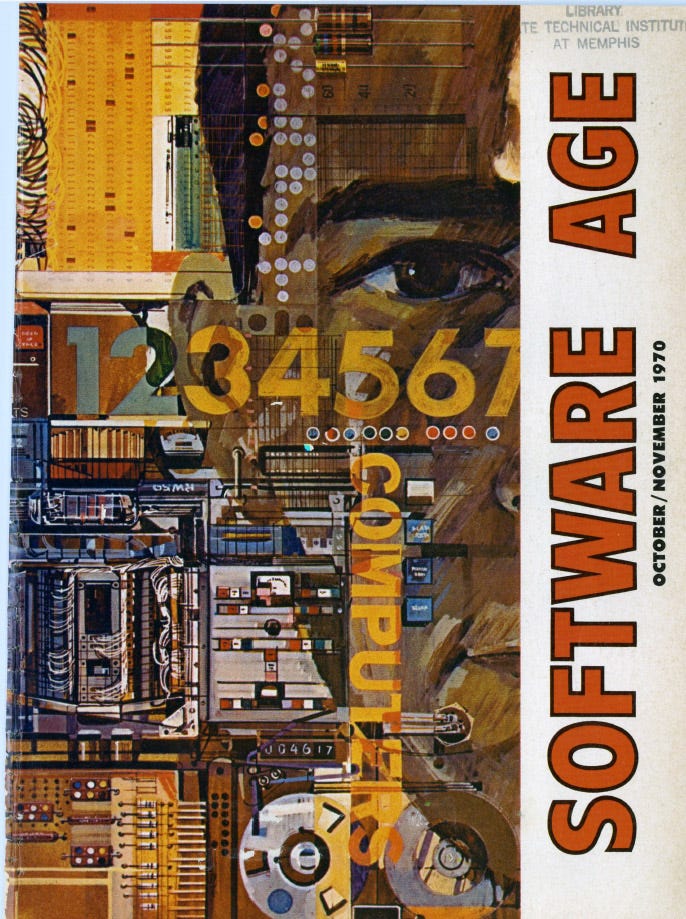  Cover of Software Age, October/November 1970