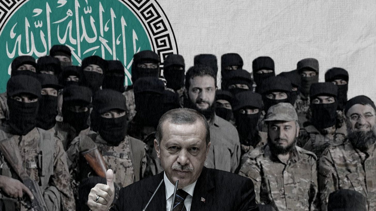 Syyrian jihadistiset ryhmittymät pitävät Turkkia liittolaisena.