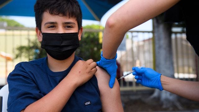 Vaccinating young teens seen as vital to crushing COVID in California ...