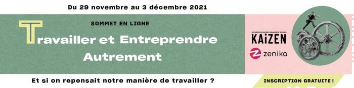 Bannière sommet Kaizen sur le travail