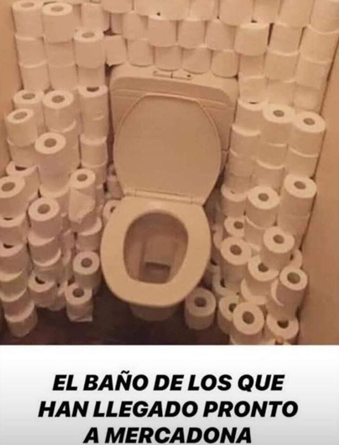 Los mejores memes sobre la locura por comprar papel higiénico