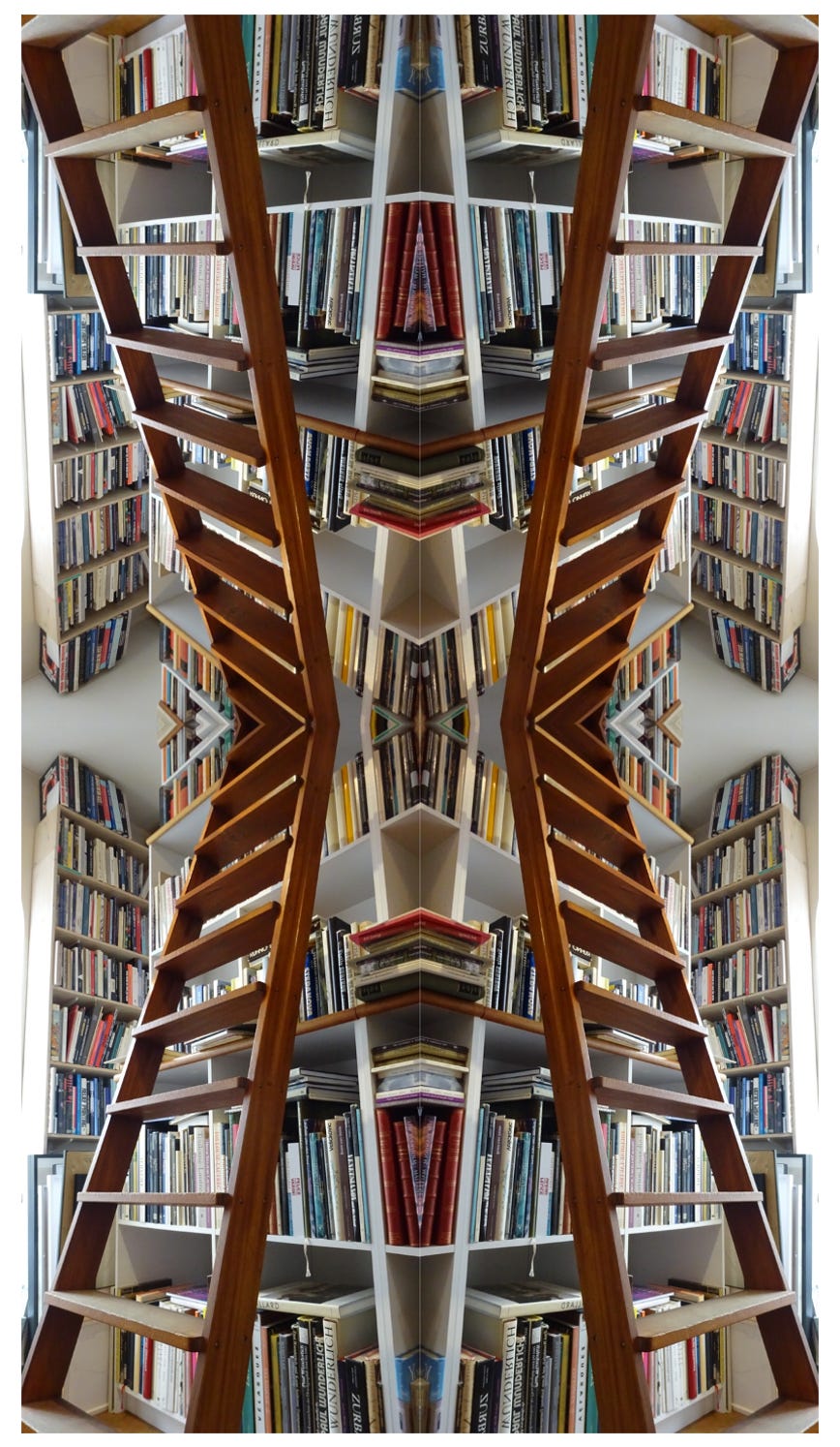 Jacob's ladder of books